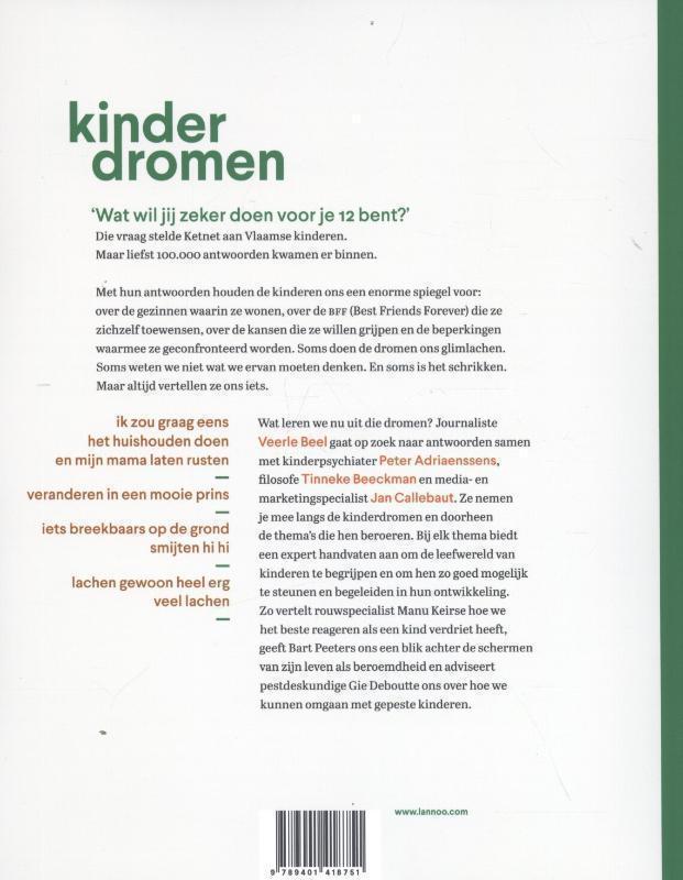 Kinderdromen wat kinderen echt willen voor ze 12 zijn