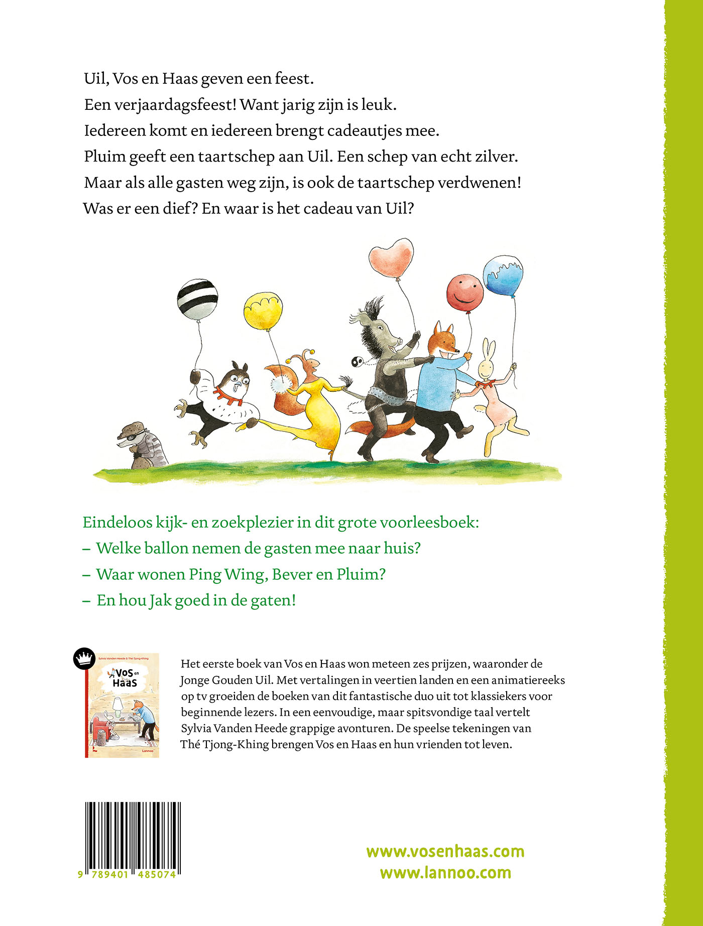 Vos en Haas - Waar is het cadeau? Een voorlees- en zoekboek