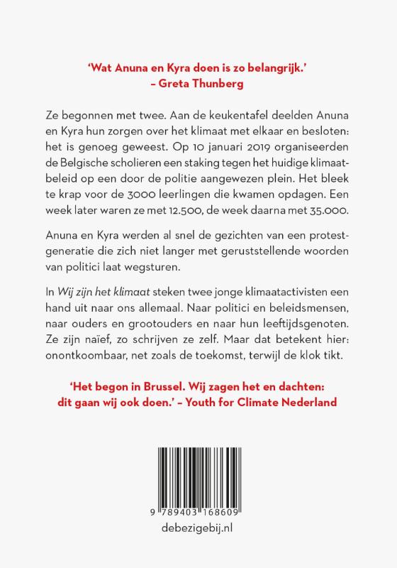 Wij zijn het klimaat een oproep aan iedereen