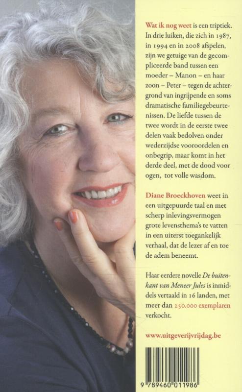 Wat ik nog weet roman