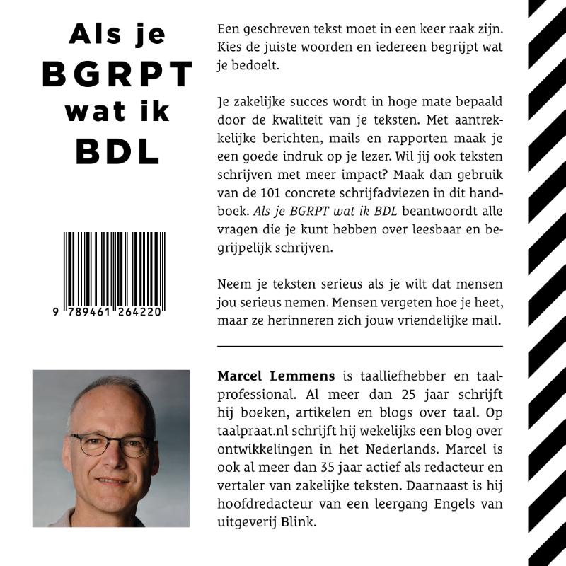 Als je begrijpt wat ik bedoel 101 regels voor het schrijven van heldere en overtuigende teksten