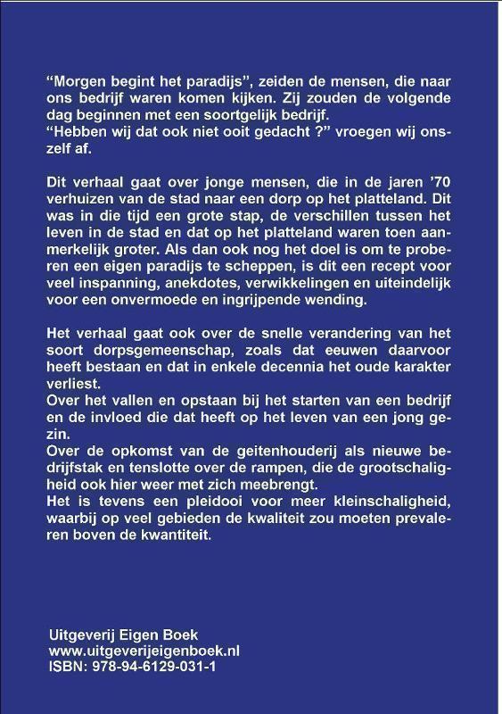 Morgen begint het paradijs 