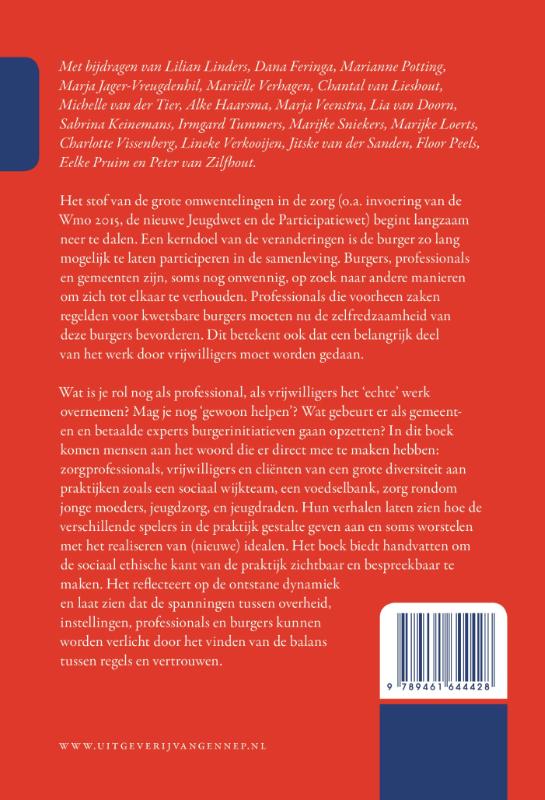 Tussen regels en vertrouwen veranderende sociale rollen in de verzorgingsstaat