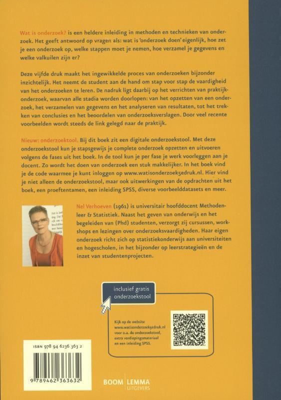 Wat is onderzoek? praktijkboek voor methoden en technieken