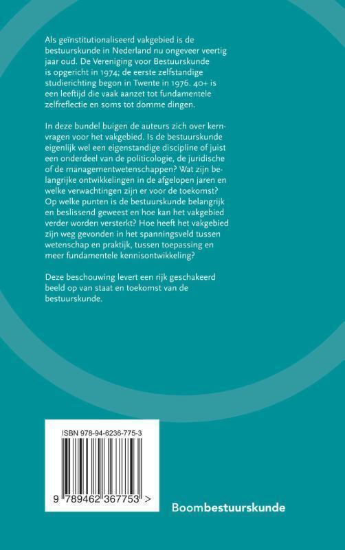 Toekomst van de bestuurskunde 