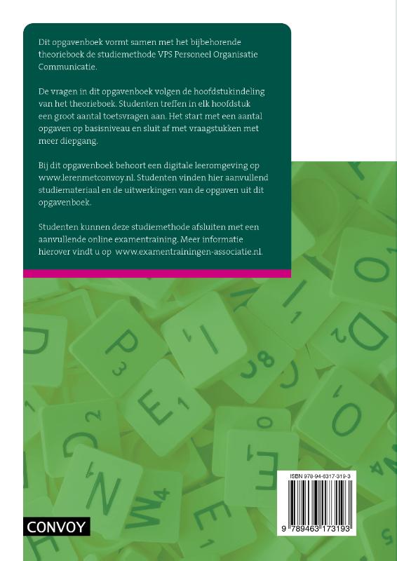 VPS Personeel Organisatie Communicatie 2022-2023  Opgavenboek