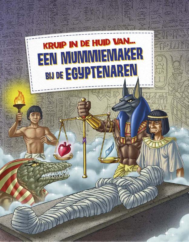 een mummiemaker bij de Egyptenaren 