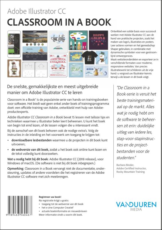 Adobe Illustrator CC Classroom in a book De officiële training van Adobe  2018 release