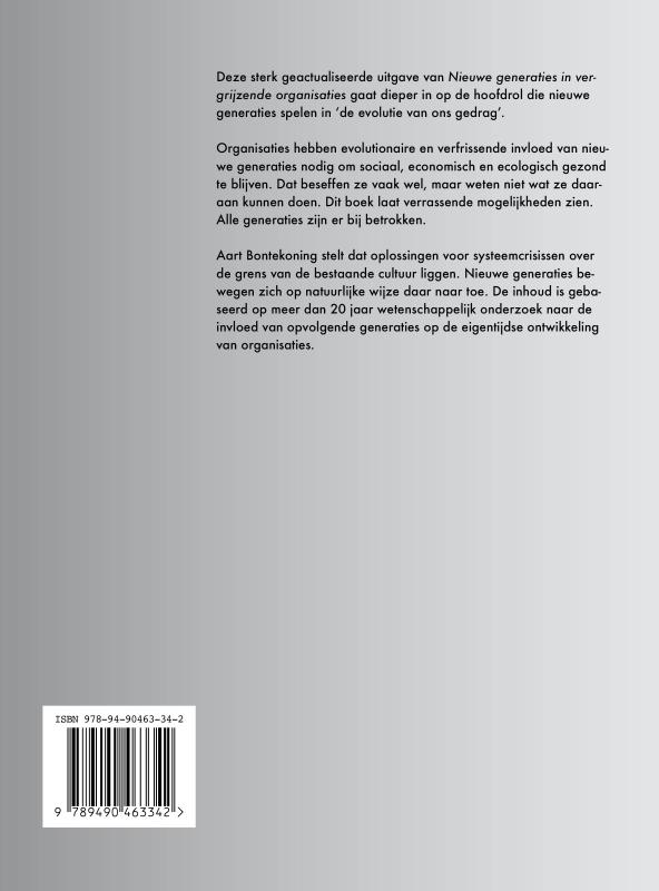 Nieuwe generaties in vergrijzende organisaties 