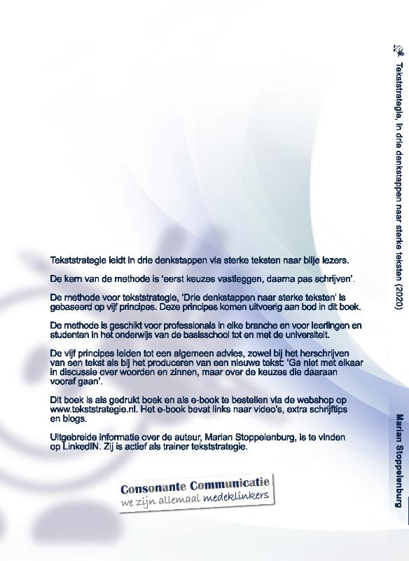 Tekststrategie In drie denkstappen via sterke teksten naar blije lezers