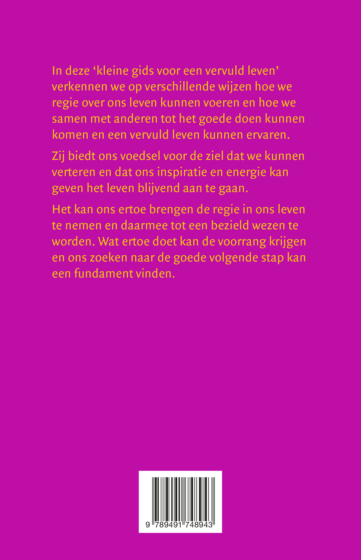 Kleine gids voor een vervuld leven Voedsel voor de ziel van week tot week