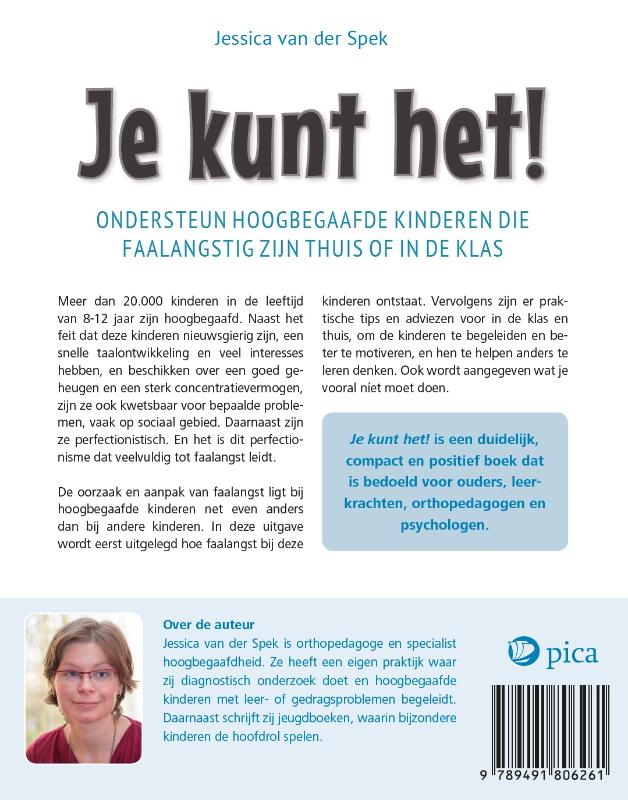 Je kunt het! ondersteun hoogbegaafde kinderen die faalangstig