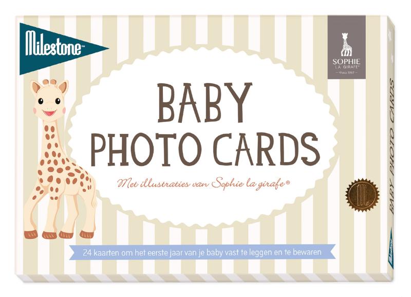 Baby photo cards Sophie la girafe 
