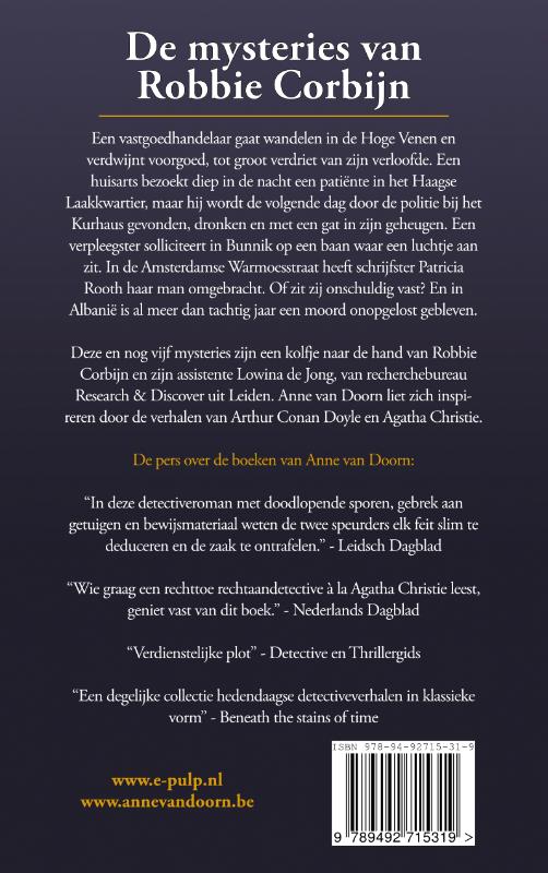 De mysteries van Robbie Corbijn 